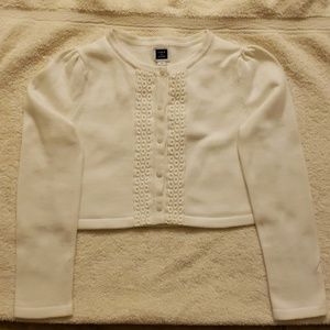 Janie and Jack Crop Cardigan Size 7